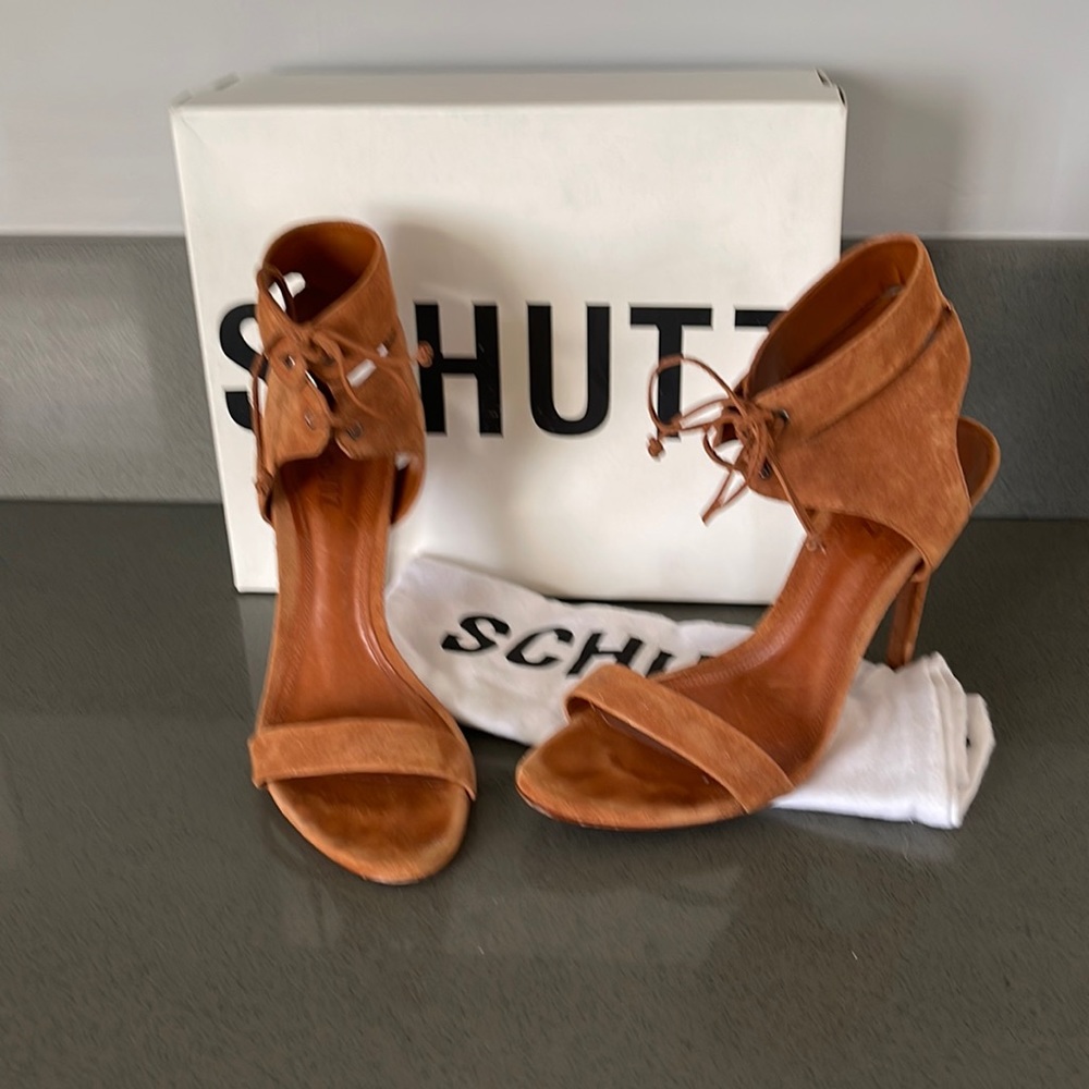 SCHUTZ suede heels